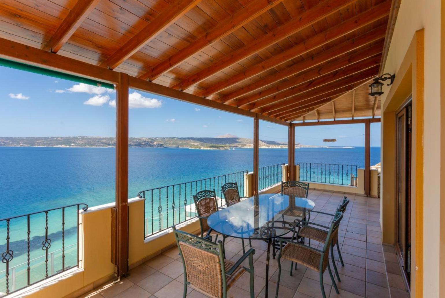 Souda Bay View Villa Kalámion Exteriör bild