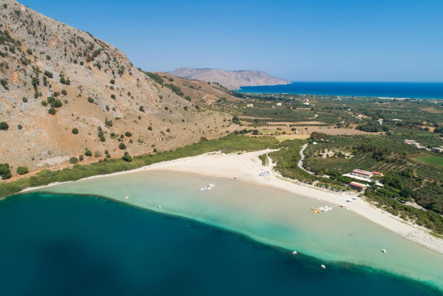 Souda Bay View Villa Kalámion Exteriör bild