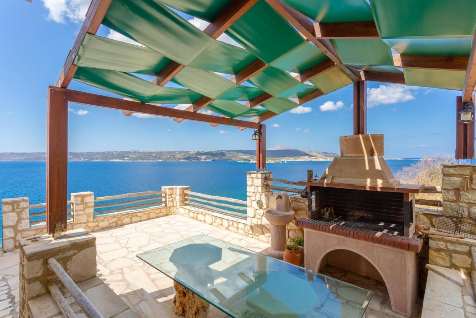Souda Bay View Villa Kalámion Exteriör bild